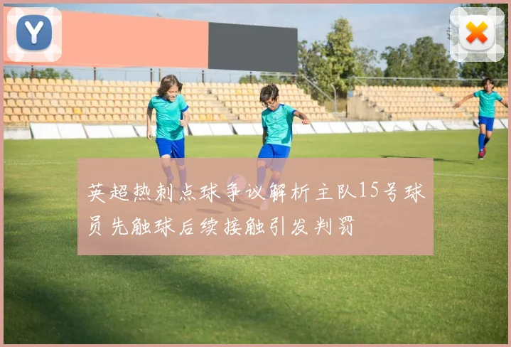英超热刺点球争议解析主队15号球员先触球后续接触引发判罚